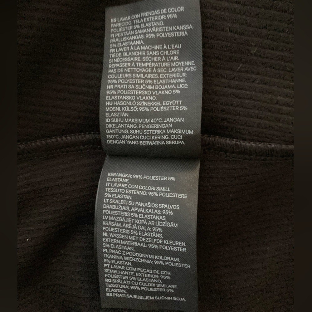 H&M Ribbed Front-Cinch Crop Top - Picture 5 of 7